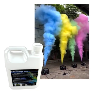Event Party 2L Pink Yellow Blue Green White Orange Gray Champagne Color Fog Stage Special Effect Color Smoke Oil Smoke Machine