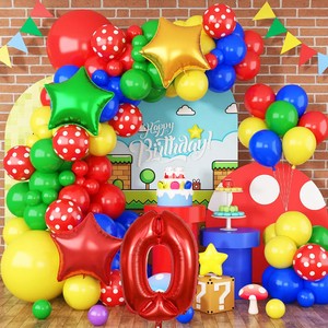 Carnival Party Supplies Circus Theme Red Blue Yellow Latex Balloon Arch Kit Set Birthday Baby Shower