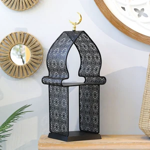 New Arrival Medium Size Portable Table Top Reusable Indoor Use Decor MDF Made Mosque Design for Eid & Ramadan Supplies Wholesale