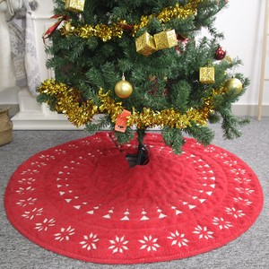 High Quality OEM Luxury Vintage Cable Knit Christmas Tree Decorative Accessories for Home Decor