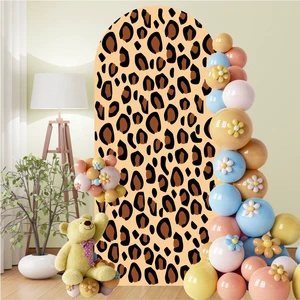 Eco-Friendly Custom Print Bulk Party Decoration Text Backdrop Stretch Fabric Arch Cover Display Cloth Father's Day Diwali