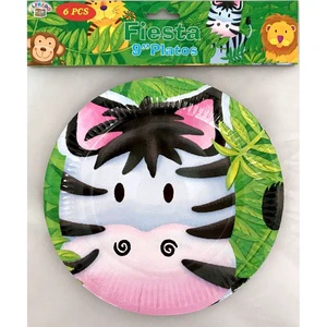 Zebra Paper Plate (S5) - Party Supplies