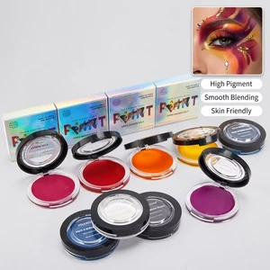 Vibrant Face Body Paint Palette 12 Colors Professional SFX Makeup Kit For Halloween Cosplay Festival Stage Party Paint OEM Kit