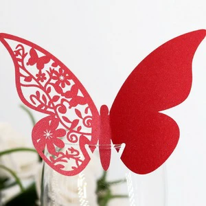 Butterfly Design Laser Cut Wedding Seat Card Table Name Place Card Party Supplies