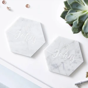 Marble Acrylic Wedding Place Cards Table Place Card Acrylic Signs for Wedding Blank Plate Seating Chart Card