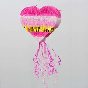 Classic Design Party Pinata Filler Game Prop Colorful Cartoon Paper Pinatas for Valentine's Day