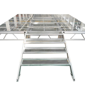 Hot-selling Aluminum Acrylic Stage Glass Wedding Stage Decoration