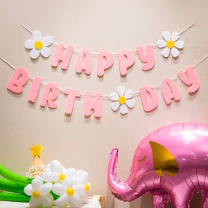 Wholesale Happy Birthday Banner Decor Kit - Festive Props for Birthday Party Scene Arrangement