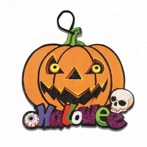 Happy Halloween Decoration Pumpkin Pattern Hanging Supply for Wall Window Gate Decoration