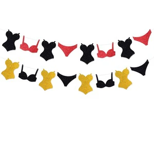 Bachelor Party Glitter Banner Party Supplies Decoration Backdrop Hanging Ornament Banner Wholesale