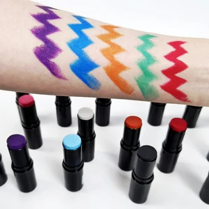 Private Label Vegan Face And Body Paint Stick Multicolor Colors Long Lasting Halloween Waterproof Pigment Face Paint Stick