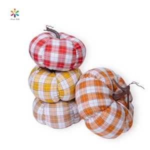 Susangifts Factory Polyester Harvest Festival Pumpkin Decorations Handmade Fall Crafts Table Decor Ornaments Indoor