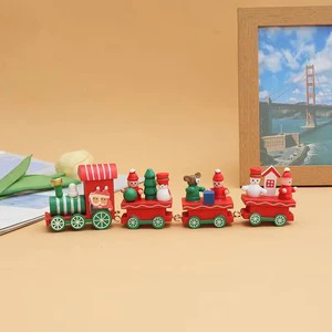 Manufacturer Custom Christmas Small Train Decorations New Design Mini Christmas Ornament for Wholesale Use