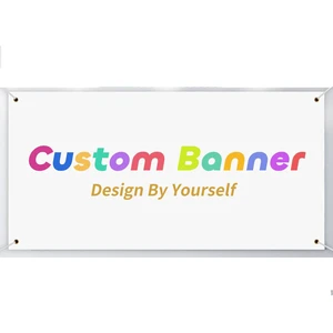 Custom Banners Blank Banner and logo for Indoor and Outdoor Parties Family Weddings School and Office Decoration Banner