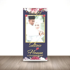 Custom Wedding Decorative Flags and Roll-Up Party Banners Promotional Poster Materials for Effective Advertising Banner