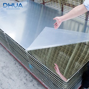 High Quality Colored Large Acrylic Mirror Flexible Adhesive Wall Panel Decor Unbreakable Plastic Mirror Sheet