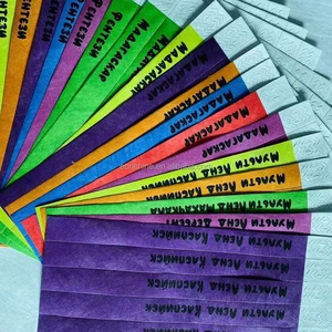 Wholesales Customized Cheap Event Handle Bracelet Personalized Festival Waterproof ID Wristband