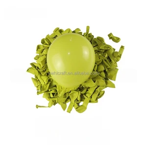HLC Customizable 5-inch Assted Colors Macaron Balloons Transparent Balloon Party Favor for Wedding Room Birthday Party Decor Set