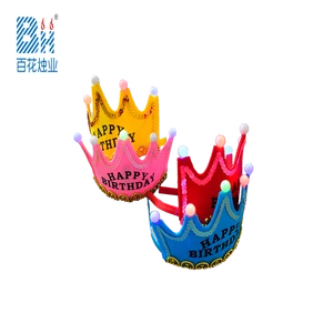 Photo Props Glitter Luminous Birthday Party Crown Led Hat Supplies with Light 5 Buyers