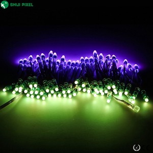 SHIJI Waterproof Led Point Light Addressable GS8208 RGB Led Light String for Christmas Light Decoration