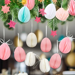 Easter Craft Paper Honeycomb Ornaments 2.5