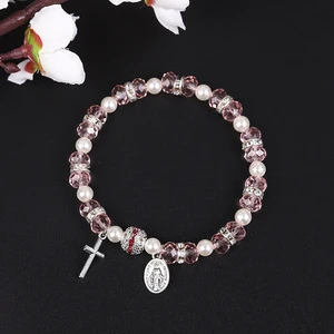 Baby Shower Party Favors Christening Favors Bracelet Angel Girl Boy Communion Baptism Souvenir Wedding Gifts for Guests SD236