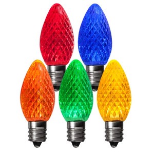 China Factory Export USA Standard C7 LED Christmas Light Bulb for Outdoor Indoor