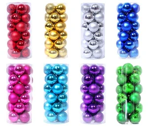Wholesale High Quality Shatterproof Plastic Christmas Ball Ornaments and Indoor Home Decorations for the Holiday Season