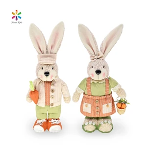 ER Factory Easter Bunny Decorations Dolls for Easter Arrangements Gift Ornaments