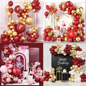 Popular Birthday Theme Party Atmosphere Supplies Balloon Set Chain Arch Background Decoration Anniversary Scene Decoration Props
