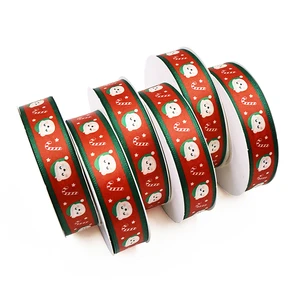 Cross-Border Wholesale Printed Christmas Ribbons and Decorative Gift Boxes Source Factory for Tree Ornament Accessories