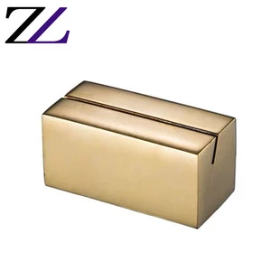 Party Buffet Supplies Otherhotel Restaurant Metal Stainless Steel Table Number Menu Card Holder Gold Hotel Table Name Tags