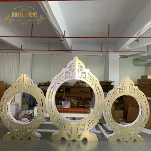 Luxury Wedding Supplies Acrylic Event Backdrop Stand Decoration Marriage for Party