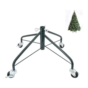 2023 Factory Hot Selling Metal Christmas Tree Stand With Wheels
