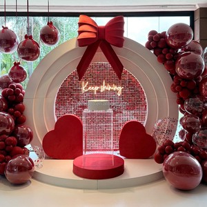 Luxury Event Decoration White Backdrop Stage Decorations Round Shape Stand Backdrop Wedding Backdrop Stand