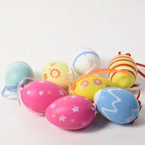 Handmade Factory Supply Hanging Home Decoration Foam Easter Eggs Easter Decor