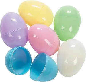 Plastic Easter Egg Factory Wholesale Color Different Size