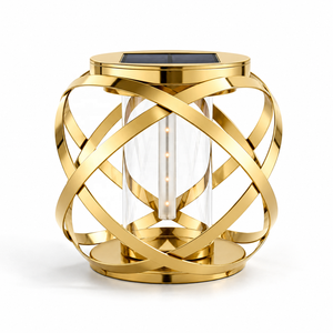 Solar Cemetery Lantern Metal Glass LED Memorial Lamp for Polish Znicz Solarny Wholesale Grave Decoration Supplier