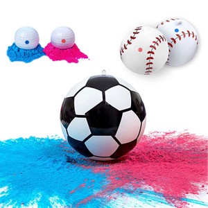 Baby Shower Party Games Gender Reveal Toys Supply Soccer Baseball and Golf Eco-friendly Plastic + Corn Starch