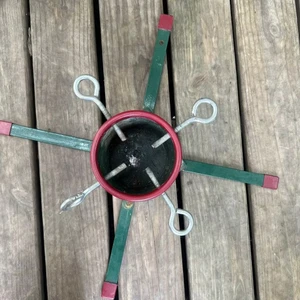Adjustable Metal Christmas Tree Stand for Natural and Artificial Trees