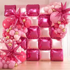 New 149 Piece Block Background Wall Birthday Party Balloon Arch Set DIY Party Decoration