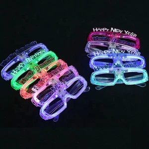 Happy New Year Happy Birthday Led Party Glasses