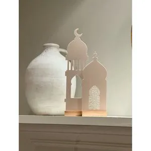 RR ENTERPRISES RR202513428 Handmade Wooden Interior Decor for Ramadan Supplies Made in India