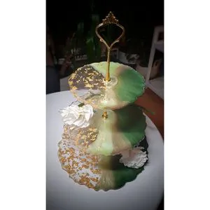 Stylish Resin Cake Stand for Food Styling Party Tableware & Table Decorations