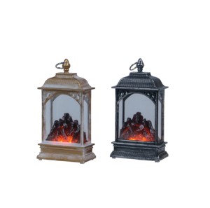 Christmas Indoor Plastic Holiday Lighting Flame Fire Flash Wind Lamp Table Decoration Light