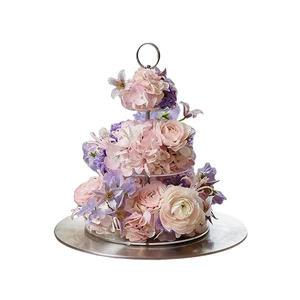 Eco-Friendly Dining Table Centerpiece Wedding Decoration Geometric Gold Flower Display Rack