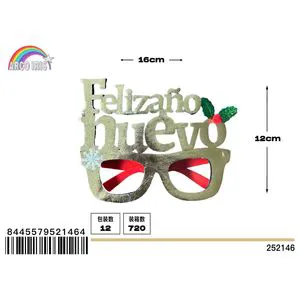 Festive Design Christmas Glasses for Party Supplies