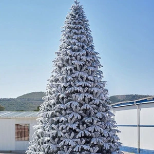Artificial Snowy Outdoor Decorations Luxury Set Strong Standing Super Welcomed Christmas Tree Decoration