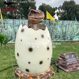 Amusement Park Real Size Dinosaur Egg Fiberglass Dinosaur Eggs
