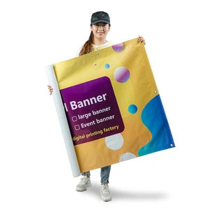 Outdoor Vinyl Party Happy Birthday Banner Advertising Pvc Vinyl Matte Banner